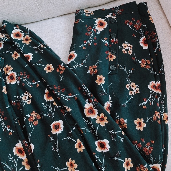 Target Flowy Floral Pants 💛💙 - Picture 1 of 1
